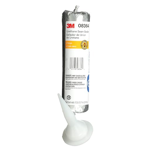 3M Urethane Seam Sealer, High Solids, Permanently Flexible, 310 mL/10.5 oz Foil by 3MAutomotive