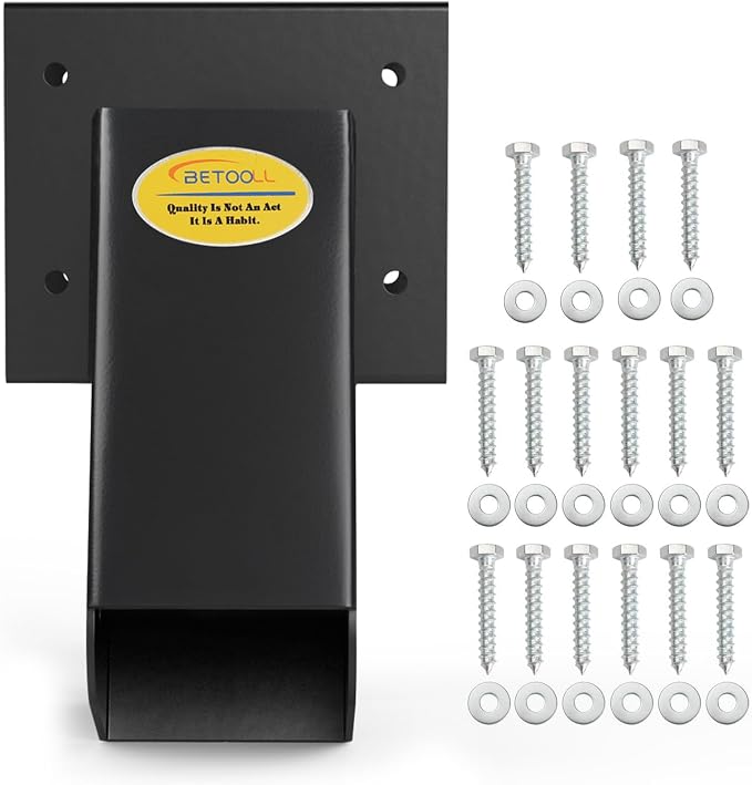 BETOOLL 90° A-Frame Middle Swing Set Brackets, Heavy Duty Steel DIY Swing Set by BETOOLL