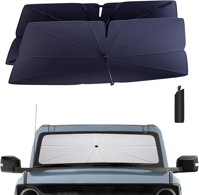 Windshield Sun Shade Umbrella: for Ford-Bronco-Sport-2021-2024 by HIMUMOY
