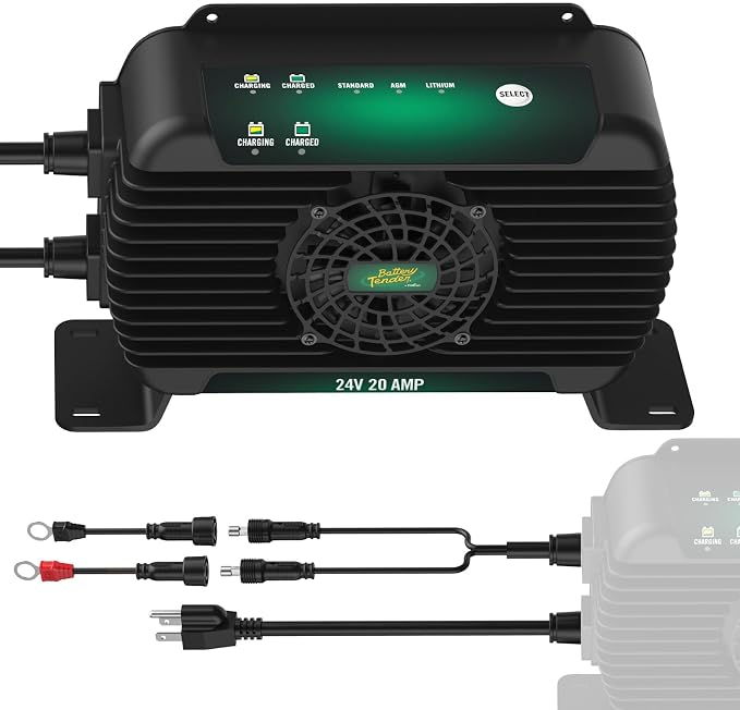 Battery Tender PowerPlus 24V, 20 AMP Battery Charger and Maintainer by BatteryTender