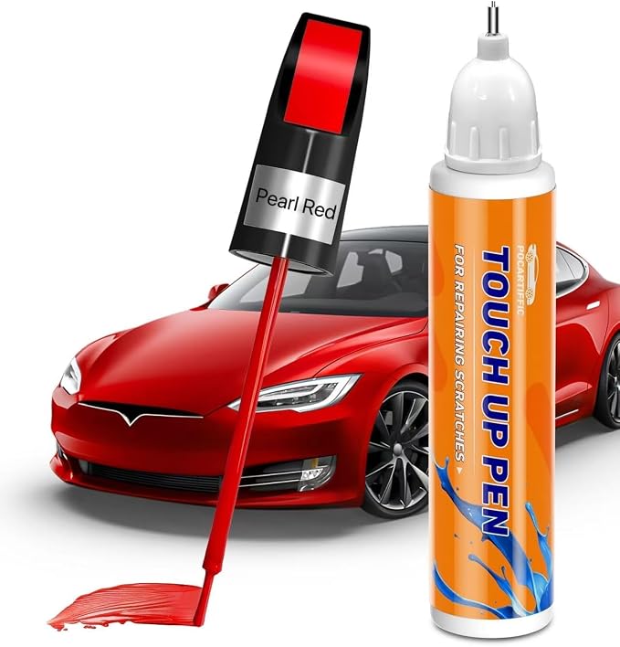 Red Touch up Paint for Cars, Car Paint Scratch Repair, Color Accurate by Pocartiffic