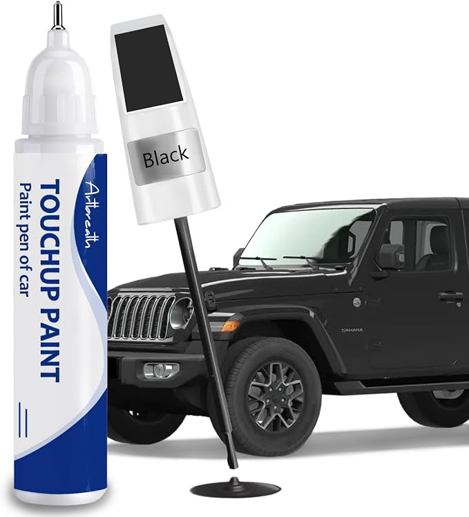 Black Touch Up Paint for JEEP-Exact Match–Chips and Nicks Car Paint Scratch by Artbreath
