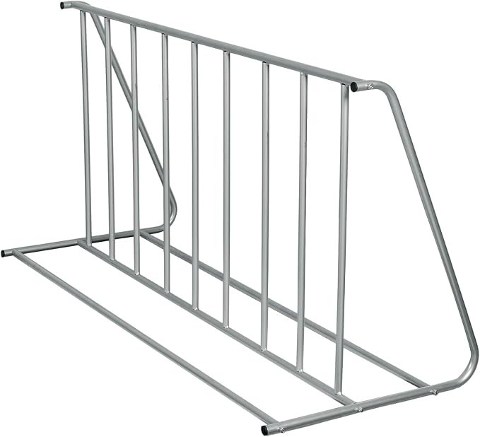 MyGift Large Metal Double-Sided Grid Bike Rack Stand, Freestanding Bicycle - Image 7