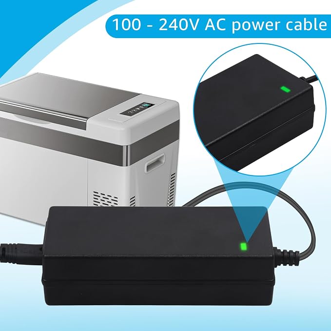 Car Refrigerator Power Adapter.AC/DC AC Power Cord Suitable - Image 6