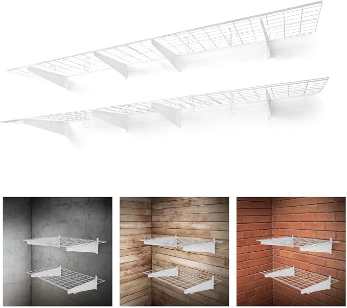 Fencer Wall Mounted Garage Shelving by Fencer+Wire