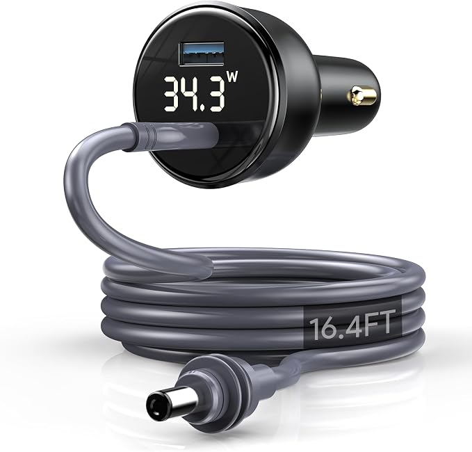 EDUP Starlink Mini Car Adapter DC Power Cable & Starlink Cigarette Lighter by EDUP