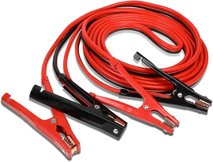 Auto Dynasty Heavy Duty 20 Feet 4 Gauge Booster Cable Power Jumper 500 AMP by AutoDynasty