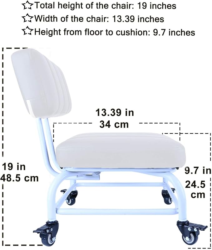 Rolling Stool and 4 Wheels - Image 2