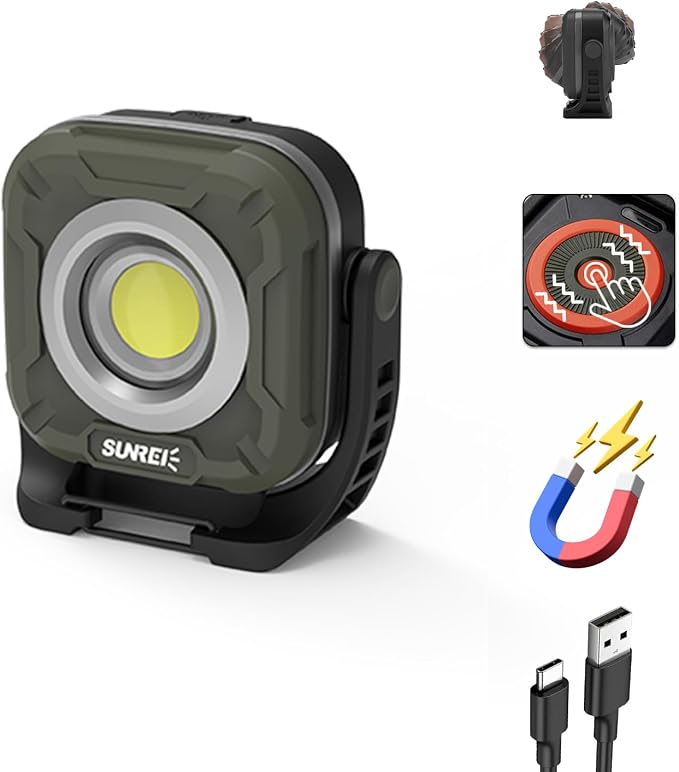 SUNREI 1300LM LED Magnetic Work Light by SUNREI