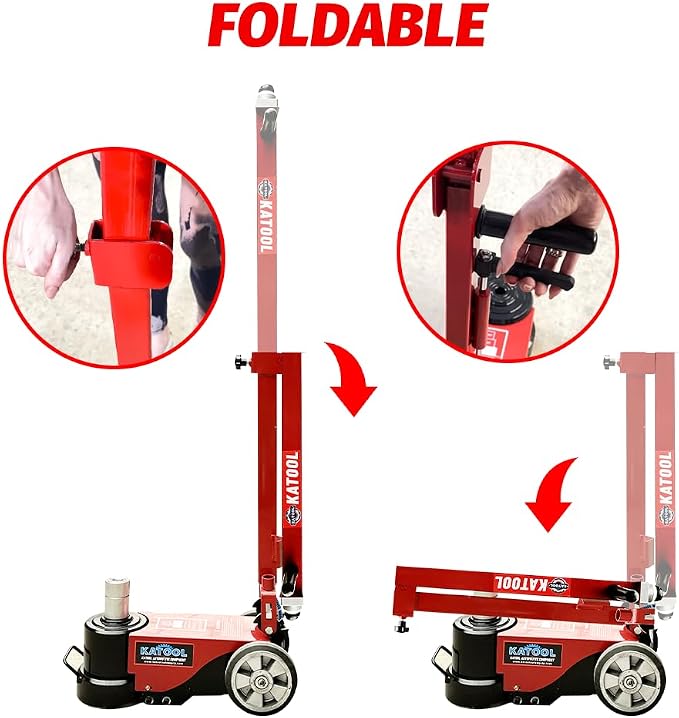 80 Ton Heavy Duty Floor Jack Pneumatic Hydraulic Jack Car Truck Lift Fit - Image 4
