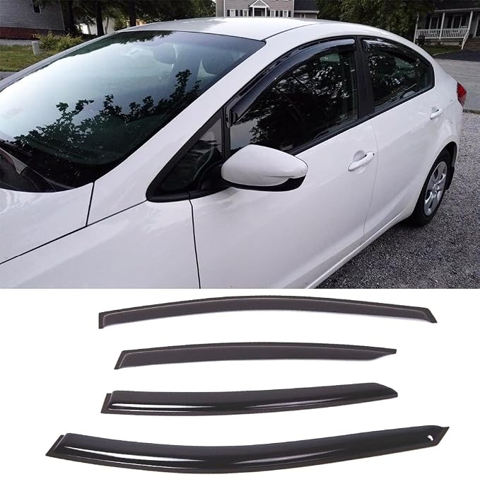94544 Side Window Visor Wind Vent Deflector by Puermto