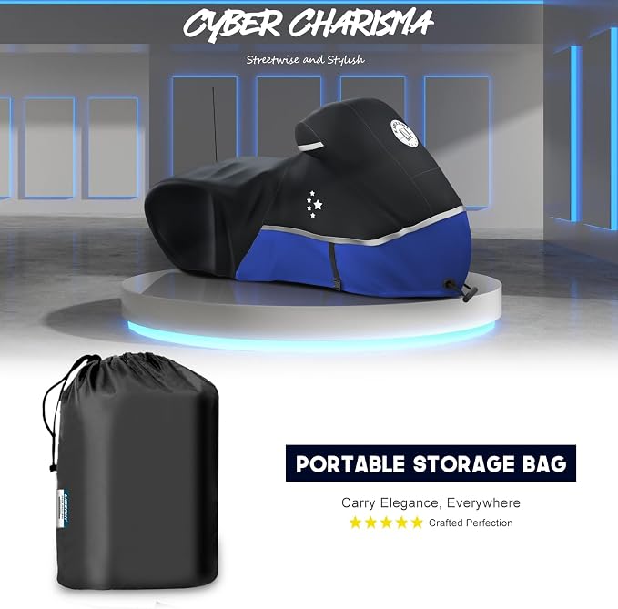 Motorcycle Cover Storage for Touring Models Harley Davidson Road King, Road - Image 8