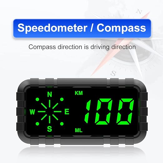 Heads Up Display for Car Digital GPS Speedometer kit MPH Odometer Automotive - Image 3