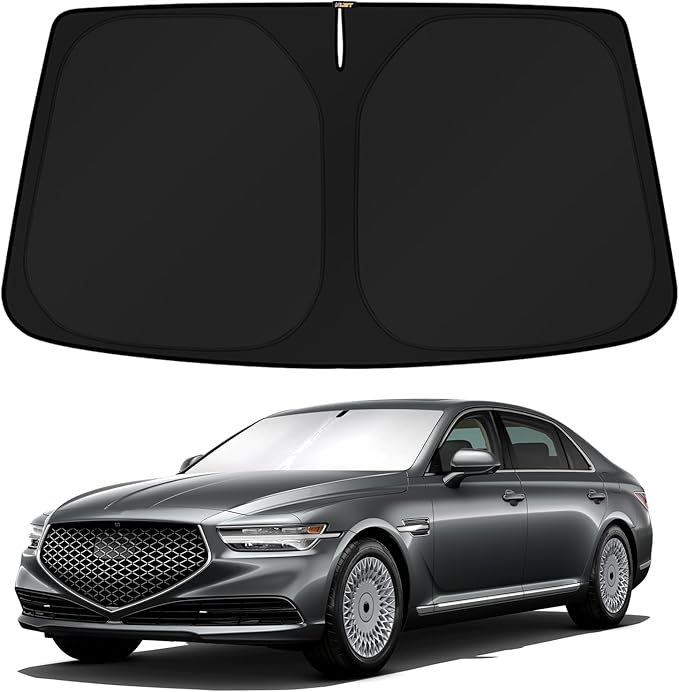 KUST Windshield Sun Shade for 2017-2022 Genesis G90 Sedan Accessories Custom by KUST