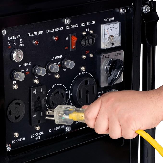 DuroMax Gas Powered Portable 12000 Watt-Electric Start-Home Back Up & RV Ready - Image 3
