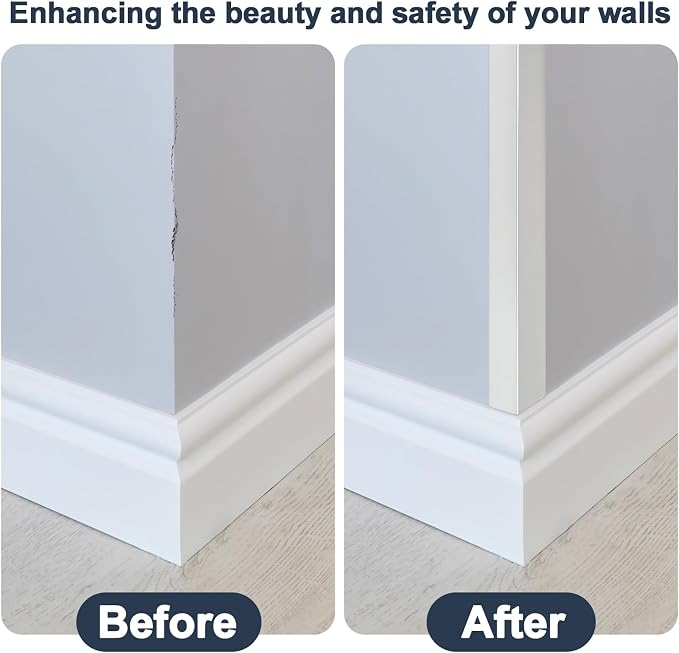 4PCS 45" Aluminum Metal Corner Protectors, Self Adhesive Corner Guards - Image 7
