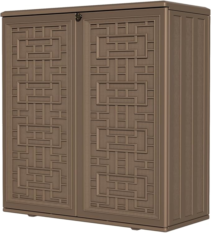 HOMSPARK Indoor/Outdoor Storage Cabinet by HOMSPARK