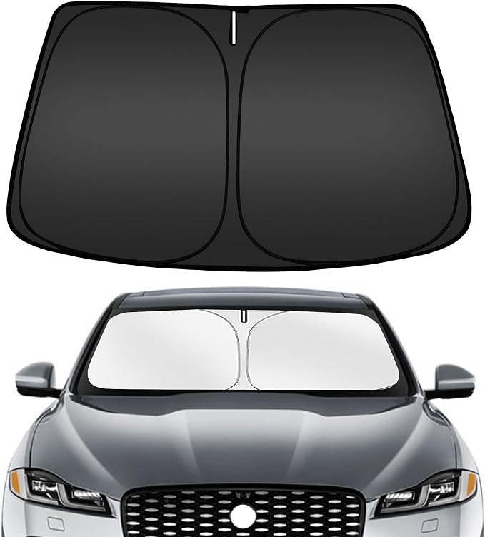 ARISMOTOR Windshield Sun Shade for Jaguar F-Pace 2016-2025, Custom Fit Foldable by ARISMOTOR