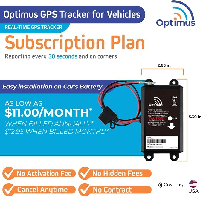 Optimus Wired GPS Tracker for Vehicles - Image 2