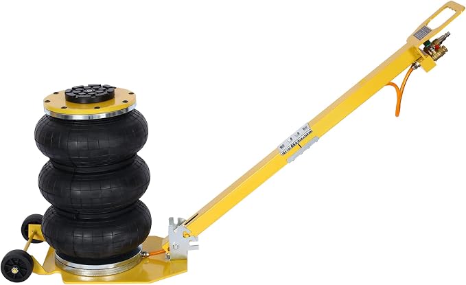 3T Triple Bag Air Jack 6600lbs Pneumatic Jack 3s Fast Lift Up 16in Airbag Jack by Tandagy