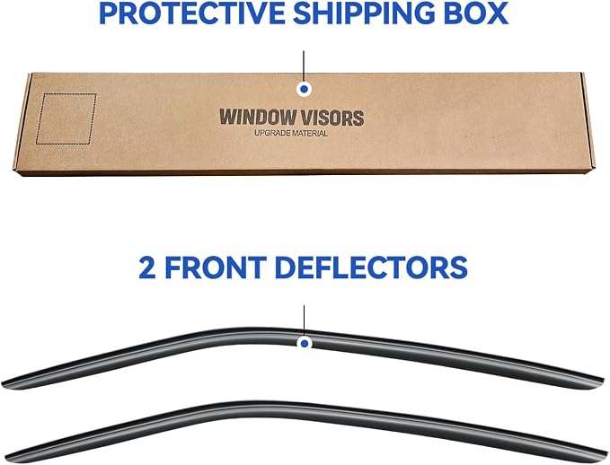 Window Visors Rain Guards Shield - Image 5