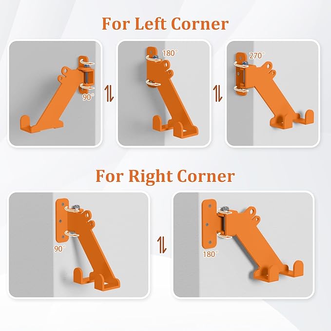 Chainsaw Hanger, 3-in-1 Chainsaw Wall Mount Adjustable Screws - Image 4