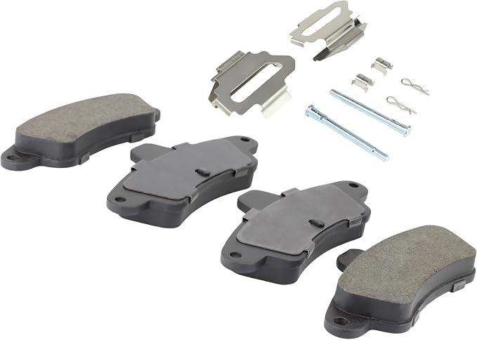 Premium Semi-Metallic Rear Brake Pads Compatible - Image 2