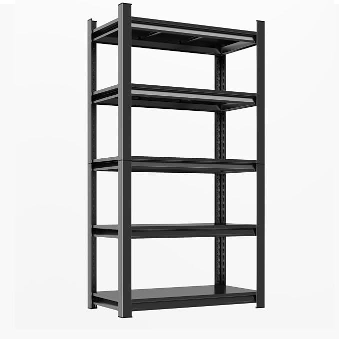 71.2"H Garage Shelving Heavy Duty Rack, 3000 LBS Extra Large Capacity 5 Tier by ErgoNova