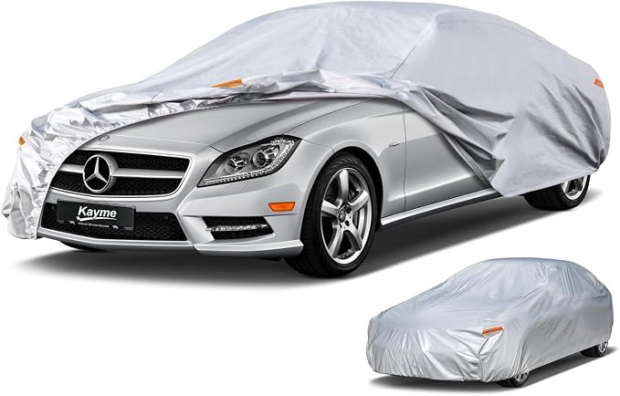 Kayme 6 Layers Car Cover Custom Fit by kayme