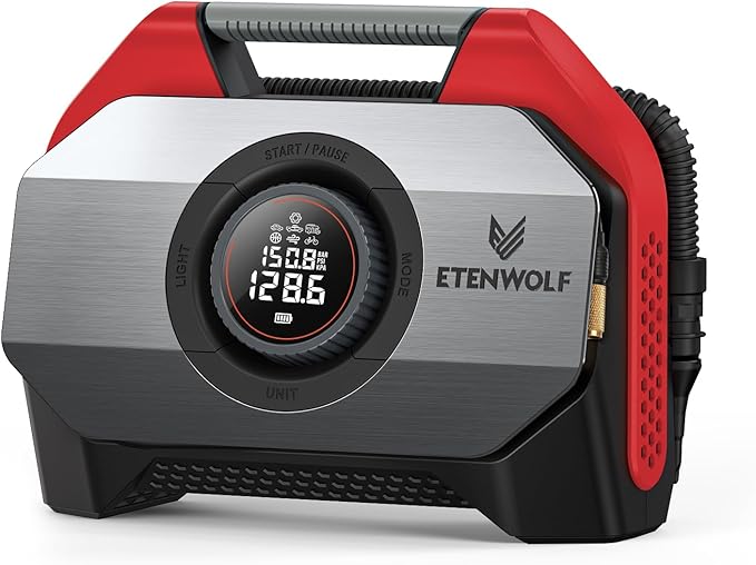 ETENWOLF VORTEX S6 Tire Inflator Portable Air Compressor by ETENWOLF