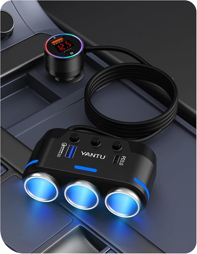 YANTU Cigarette Lighter Adapter/Splitter by YANTU