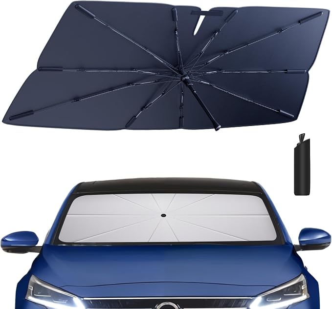 Windshield Sun Shade Umbrella: for Nissan Altima-Sedan-2019-2024 2025- Front by HIMUMOY