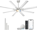 72 Inch Bruehed Nickel Ceiling Fan by JAZAVA%E2%80%94Lightingupyourhome