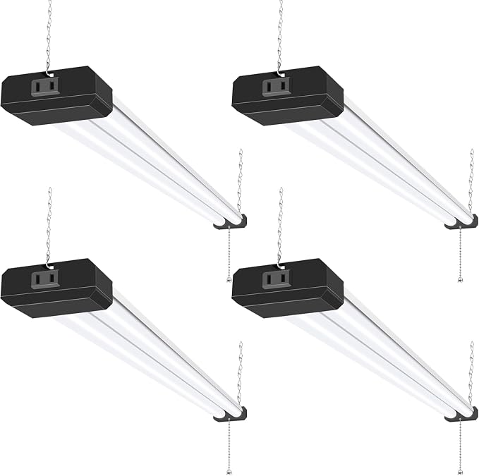 hykolity 4 Pack 4FT Linkable LED Shop Light by hykolity