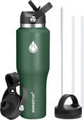 SENDESTAR 40oz Water Bottle Wide Mouth Stainless Steel Vacuum Insulated Double by Sendestar