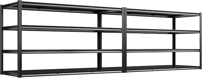REIBII 60" W Garage Shelving Heavy Duty 2650LBS Storage Shelves Metal Shelving by REIBII