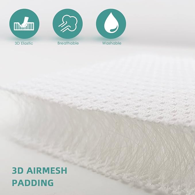 AEROiVi Car Seat Cushion for Driving, Breathable 3D Air Mesh, Non-Slip Bottom - Image 3