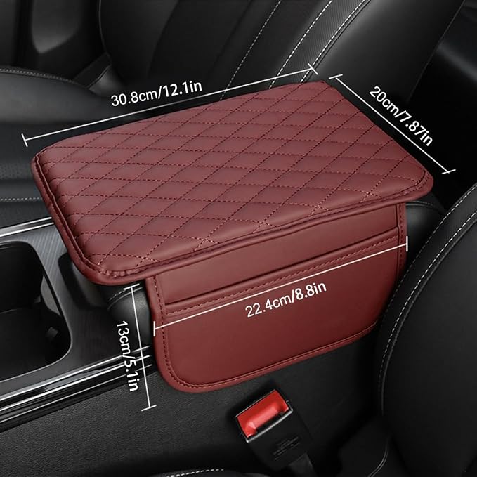 Memory Cotton Leather Car Armrest Box Pad, 2025 New Universal Style Memory - Image 5