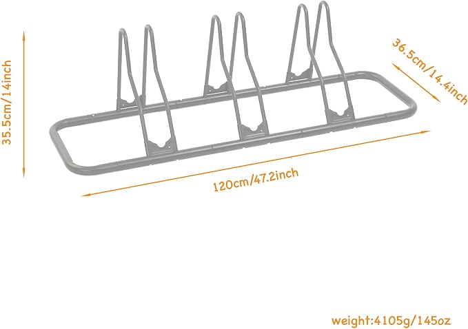 CyclingDeal Bike Rack Floor Parking Bike Stand - Image 3