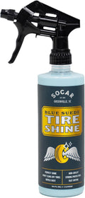 SOCAR Blue Suede Tire Shine Spray & Protectant. New-Tire Smooth Shine. by Socar-HandcraftedCleaningSolutions