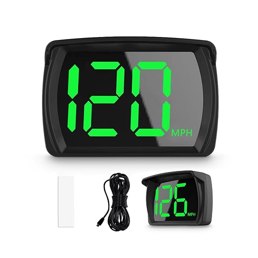 GPS Digital Speed Meter Speedometer HUD by Liiiyuan