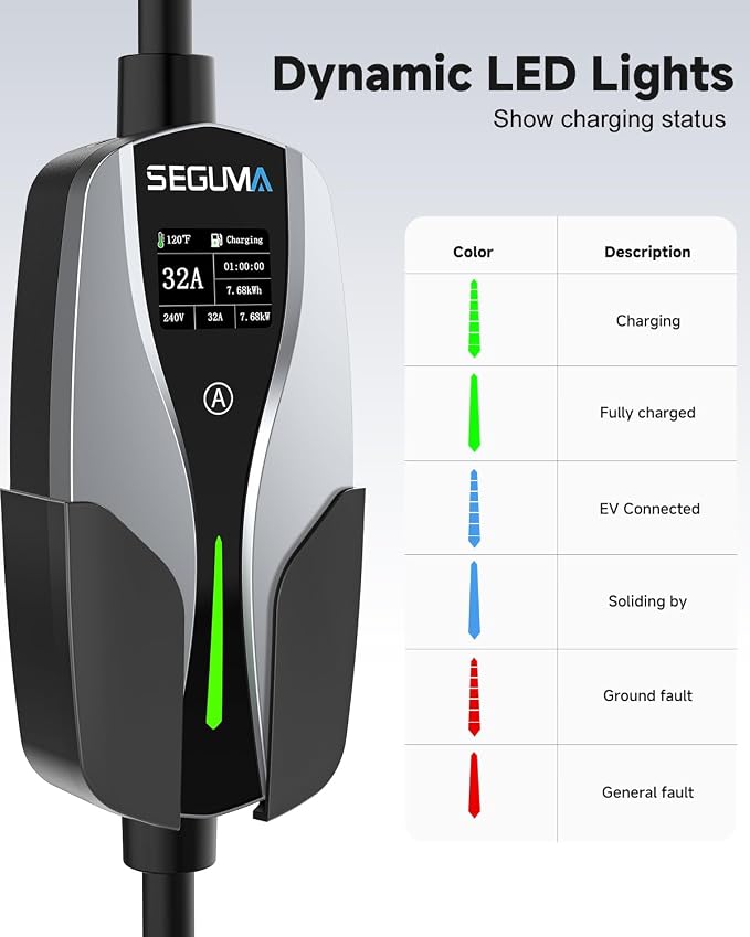 EV Charger Level 2 for Tesla, NEMA 14-50 Plug NACS EV Chargers, 25FT Adjustable - Image 5