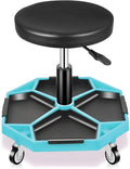 Auto Dynasty Mechanic Stool, Adjustable Rolling Pneumatic Creeper Garage Shop by AutoDynasty