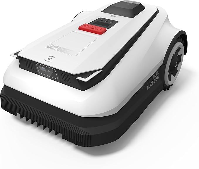 ECOVACS Goat A2500 RTK Robot Lawn Mower, Lidar-Enhanced RTK+Vision Navigation by ECOVACS