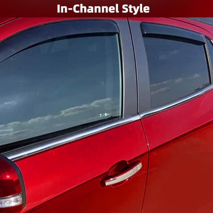 in Channel Rain Guards Fit for Buick Encore 2013-2023/Chevrolet Trax 2014 2015 - Image 3
