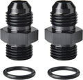 6AN Male Flare to 6AN ORB O-ring Boss Fuel Pump Rail Adapter Fitting Aluminum by Podavelle
