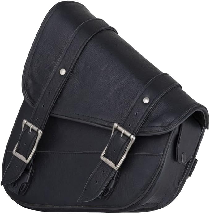 GARGOYLE BELLS Premium Naked Leather Swing Arm Bag by GARGOYLEBELLS