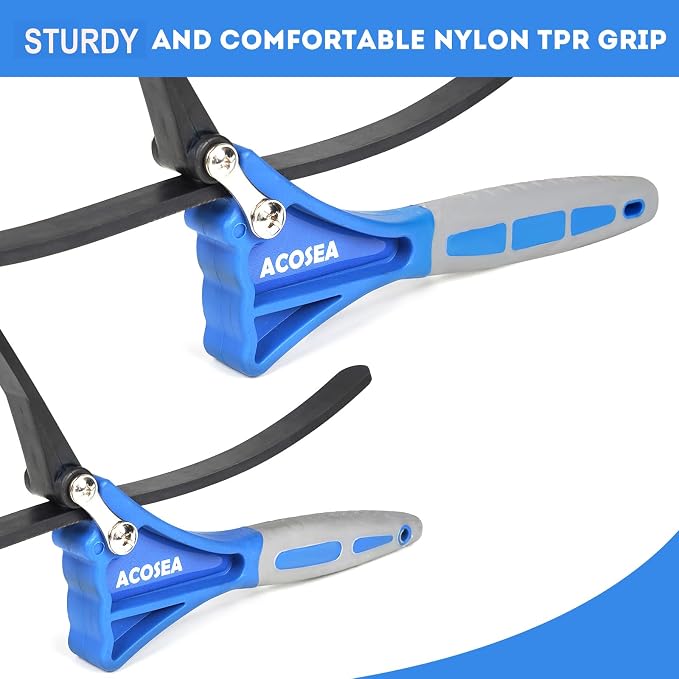 2-Pack Strap Wrench, Adjustable Blet Jar Opener, Water Filter Plumbing Faucet - Image 7