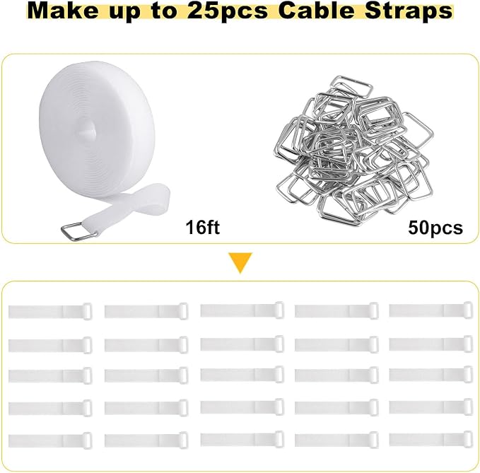 1"x16ft Hook and Loop Straps - Image 5