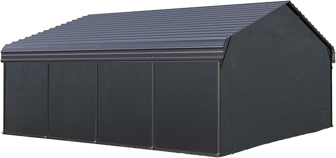 PHI VILLA 20 x 20 ft Carport 2 car Metal Carport Tent by PHIVILLAThepioneerofcomfortablehouseholdsupplies